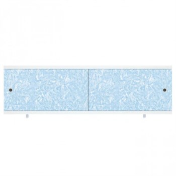 Экран под ванну МЕТАКАМ Кварт, 1680x600мм, ПВХ, голубой иней 80354