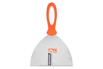 Шпатель-лопатка 150мм, нержавеющая сталь, TOOLBERG, двухкомпонентная ручка 26564