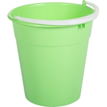 Ведро хозяйственное Евро, 12л, пищевой пластик, зеленый 82867