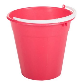 Ведро хозяйственное Евро, 5л, пищевой пластик, красный 82828