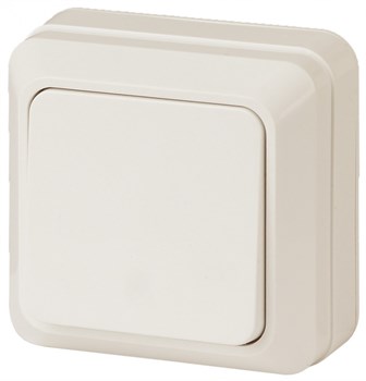 Выключатель ЭРА Intro Quadro 2-101-02, одноклавишный, накладной, слоновая кость 49871 Выключатель ЭРА Intro Quadro 2-101-02, одноклавишный, накладной, слоновая кость 49871
