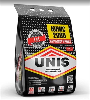 Клей плиточный Юнис 2000, 5кг 2157