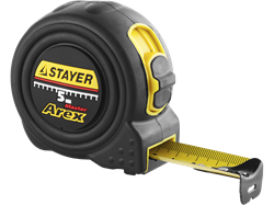 Рулетка STAYER "PROFI" " AREX" упрочненное полотно 5м*25мм - фото 10469