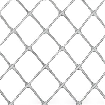 Сетка заборная З-40/1,5/10, ячейка 40x40мм, высота 1.5м, пластиковая, серый, в рулоне 10м 80154 - фото 104700