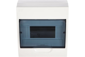 Щит распределительный для открытой проводки IEK MKP12-N-08-40-10 ЩРН-П-8, на 8 модулей, с крышкой 9860 - фото 104933
