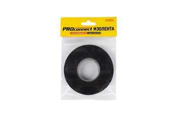 Изолента PROCONNECT 09-2411-4, 20ммх16.4м, х/б, черная 41809