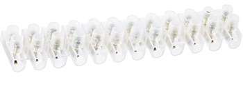 Колодка клеммная Navigator 71005 NTB-UPE-S12-20/WH, 4-14мм2, 12 пар, 20А, полиэтилен, белый 50389 - фото 105595