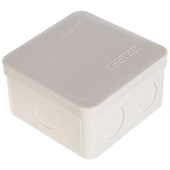 Коробка распределительная ЭЛЕКТРОПРОМПЛАСТ У125, для открытой проводки, 45х84х84мм 7142