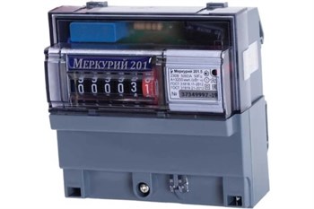 Счетчик электроэнергии ИНКОТЕКС Меркурий 201.5, однофазный, однотарифный 15829 - фото 106096