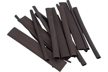 Набор трубок термоусаживаемых ЭРА ТУТнг Б0045218, 0.1м, черная, 18шт в наборе 76557