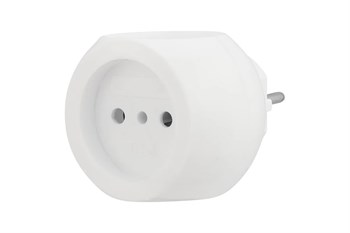 Разветвитель/тройник REXANT 11-1063, трехместный, без заземления, шар, белый 62310