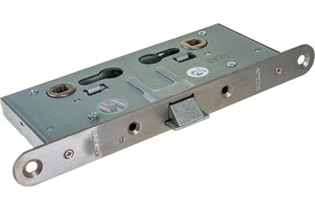 Замок врезной APECS 2000-Panic-ZN, противопожарный, без ручек, без механизма секретности, цинк, цилиндровый 61441