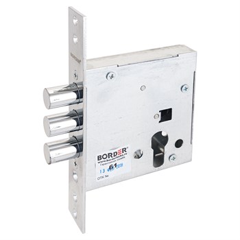Замок врезной BORDER ЗВ1-8Г.В20.У2, без ручек, без механизма секретности, бронза, цилиндровый 55034