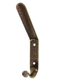 Крючок 2-рожковый МЕТАЛЛИСТ №4, коричневый 86500