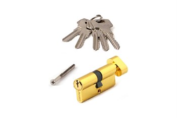 Механизм цилиндровый/личинка AVERS ZС-70-С, 70мм, 35/35, с вертушкой, золото 85712