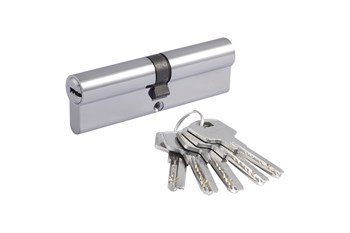 Механизм цилиндровый/личинка НОРА-М ECO STD Z Л-100, 100мм, 50/50мм, хром 80127