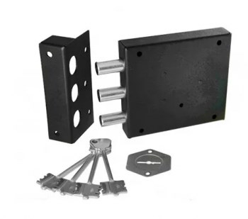 Замок накладной ШЕПАРД Богатырь-С, сейфовый, сувальдный 79303