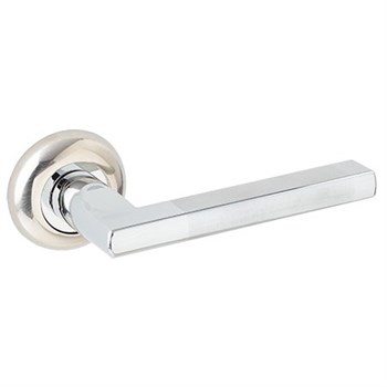 Ручки дверные AVERS H-14050-P-NIS/CR, на планке, матовый никель/хром 89731