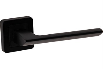 Ручки дверные CODE DEKO H-22105-A-BLM, на планке, матовый черный 89733