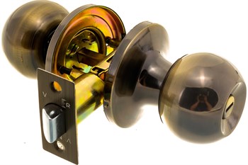 Ручка-защелка VANGER 6072-03-AB, с фиксатором, бронза 89712