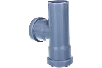 Тройник для внутренней канализации,  50х50мм, 87 градусов, полипропиленовый, серый 4943