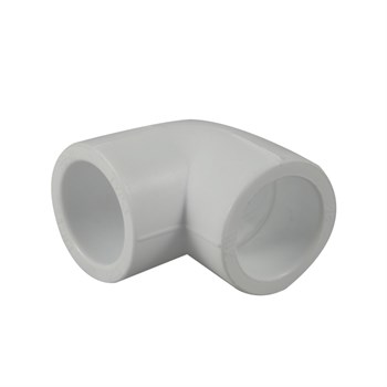 Угольник PPRC 20мм, 90 градусов, полипропиленовый, белый 2370