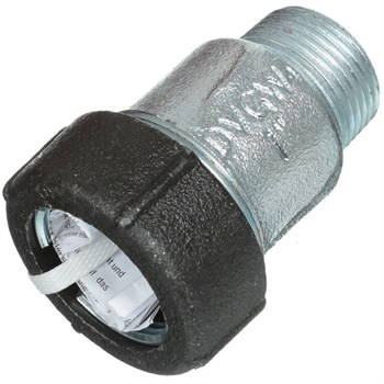 Соединитель обжимной AGA-GEBO АК 3/4" НР (ш), оцинкованный чугун 38863