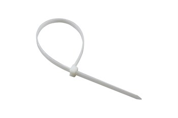 Хомут/кабельная стяжка REXANT 07-0200-4, 200х2.5мм, белый, пластиковый, 100шт. в упаковке 79579