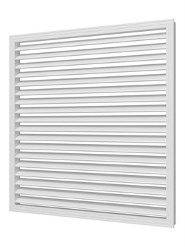 Решетка (экран) радиаторная ERA П6060Р, ПВХ, 600x600мм, врезная, белый 87220