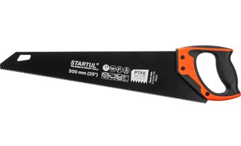 Ножовка по дереву STARTUL PROFI ST4250-50, 500мм, 11 TPI, двухкомпонентная рукоятка 90486