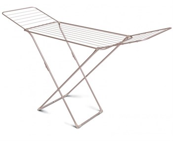 Сушилка для белья напольная NIKA СБ1, складная, 181х54х108см, 18м, розовое золото, металл 82818