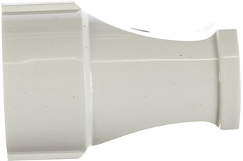 Розетка кабельная штепсельная ЭРА R1хW, одноместная, прямая, без заземления, белая 87907