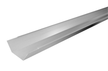 Желоб водосточный, 200мм, 2м, квадратный, оцинкованная сталь 2087