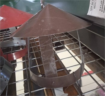 Флюгарка (зонт, дымник, колпак), диаметр 150мм, оцинкованная сталь с покрытием, RAL 3005 вишня 20930