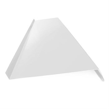 Отлив 150х1500мм, оцинкованная сталь с покрытием, RAL 9003 белый 11839