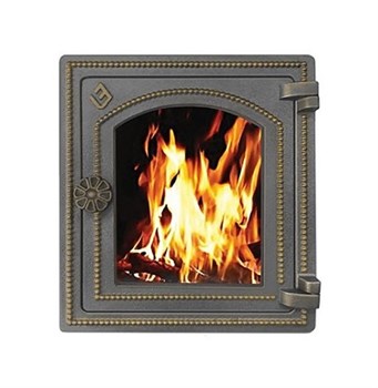 Дверка прочистная Везувий 235, 130x130мм, чугун, бронза 40548