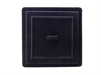 Дверка прочистная Везувий 237, 130x130мм, чугун, антрацит 38096