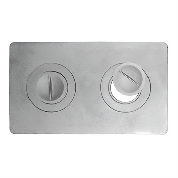 Плита 2-конфорочная П2-1 (Б) под казан, 585x340мм, чугун 5694