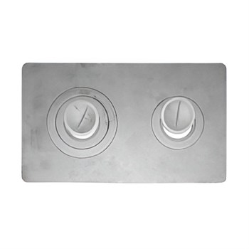 Плита 2-конфорочная П2-3 (Б) под казан, 710x410мм, чугун 5019