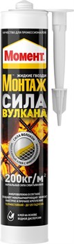 Клей монтажный Момент Сила ВУЛКАНА, 400мл, светло-серый 83609