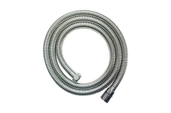 Шланг для душа РМС SH 10, с двойным замком, растяжной, с функций вращения лейки, 1.5-2.1м, нержавеющая сталь 88354