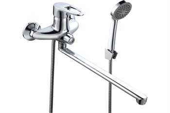 Смеситель для ванны РМС SL52-006E-3, однорычажный, излив 350мм, хром 88325