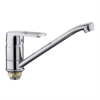 Смеситель для кухни FRUD R49072, однорычажный, на гайке, хром 90061