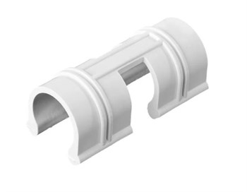 Зажим для крепления пленки к каркасу парника Grinda 422317-12, диаметр 12мм, набр 20шт, белый 85998