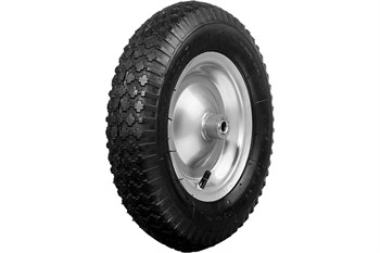 Колесо пневматическое СИБИН СК-24 для тачек арт. 39904, 39910-2, диаметр 380мм, посадочный диметр 16мм 90138