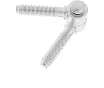 Петля ввертная ТУНДРА ПВв-2, 82x30мм, оцинкованная сталь 68691