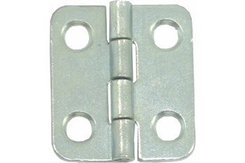 Петля мебельная/карточная МЕТАЛЛИСТ, 22х24мм, оцинкованная сталь 41010