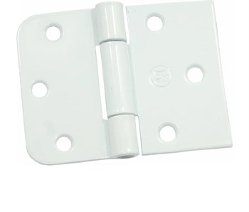 Петля накладная МЕТАЛЛИСТ ПНУ-65, 65x40мм, универсальная, сталь, белая 59005