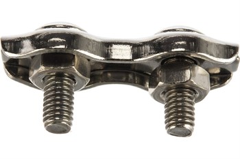 Соединитель (зажим) для троса двойной Duplex 2мм 86689
