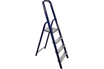 Лестница стремянка АЛЮМЕТ М8404, 4 ступени, высота 0.82м, стальная 8330
